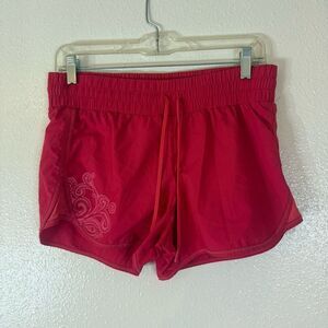 Athleta Vibrant Red pink Athletic Shorts XS